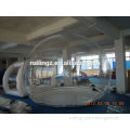 inflatable bubble dome tent, lawn bubble tent, transparent tent with tunnel for sale